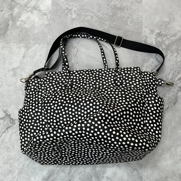 Kate Spade Baby Diaper Bag Black Polka‎ Dot Kaylie Changing Pad Shoulder Strap - Picture 3 of 16